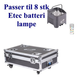 Case for 8 Etec batteri lamper 
