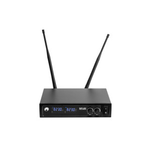 OMNITRONIC UHF E-FLEX 2, trådløst mikrofonsystem 823-832/863-865 MHz