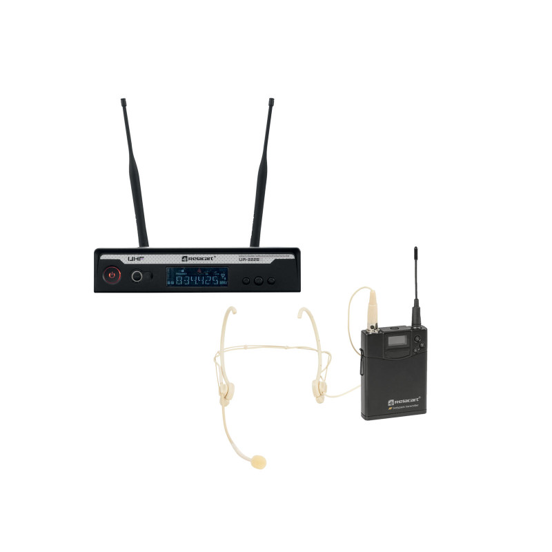 RELACART Sæt UR-222S Bodypack med HM-600S Headset