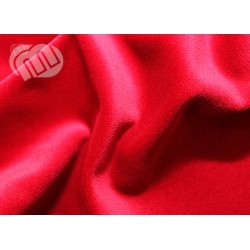Stage velour Kirsebærrød 150cm bred