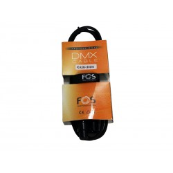 FCXLR315 DMX kabel 1,5m 110 Ohm med XLR3 pol han hun
