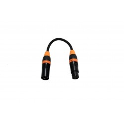 FC-XLR-3M5F adapter for 3 pol han XLR til 5 pol hun XLR