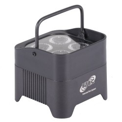 ETEC Batteri lampe 4 x 12W RGBW+UV