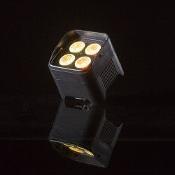 ETEC Batteri lampe 4 x 12W RGBW+UV