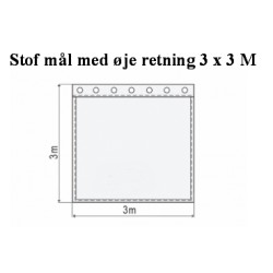 Velour Molton 350g Blå 3 x 3m