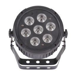 LED Compact PAR 7 Spotlight 7x10 Watt RGBWA + UV 6in1