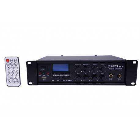 IPA50 Public Address mixer forstærker 50 w, 100V / 70V