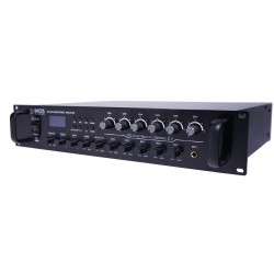IPA360 Public Address mixer forstærker 360w, 6 zoner højttalere med volumenkontrol, , 100V / 70V