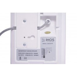 KLIMA IP5 -Hvid  2-vejs højttaler, støvtæt og vandtæt IP55, 100/70V og 8Ω