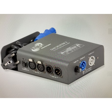 DMX Booster 2 kanals ud i 3 eller 5 pol