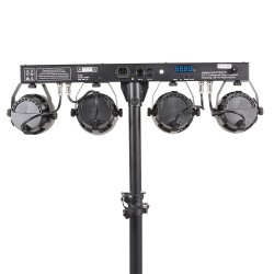LED PARTYBAR 1 COB RGB med Stativ og tasker