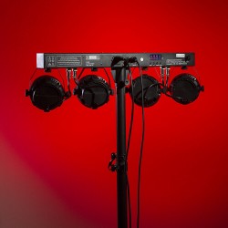 LED PARTYBAR 1 COB RGB med Stativ og tasker
