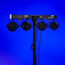 LED PARTYBAR 1 COB RGB med Stativ og tasker